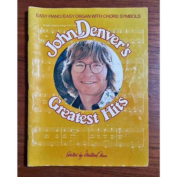 John Denver Easy Piano Songbook Greatest Hits 25 Songs - Picture 1 of 3